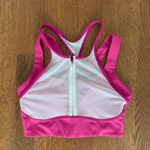 Lululemon sports bra size 4 pink with mesh